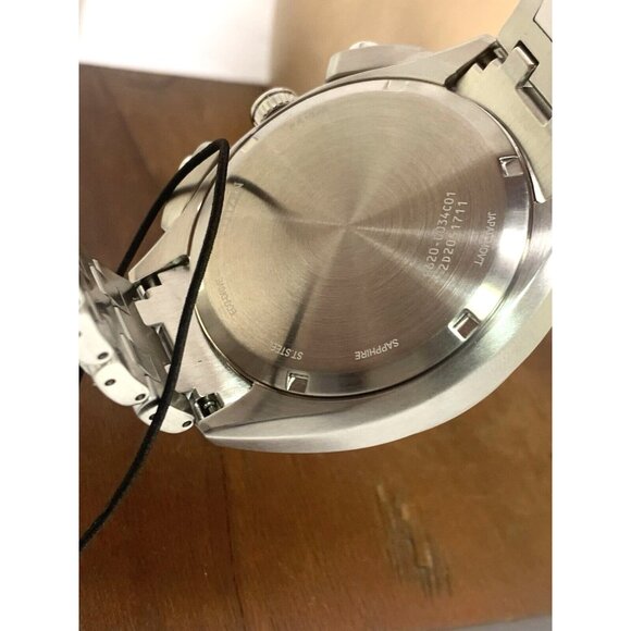 Citizen Men's Watch CA4540-54E Eco Drive Black Dial Chronograph Silver Steel - Picture 7 of 14